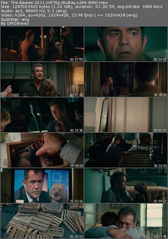 The Beaver (2011) m576p BluRay x264-BiRD The Beaver (2011) m576p BluRay x264-BiRD