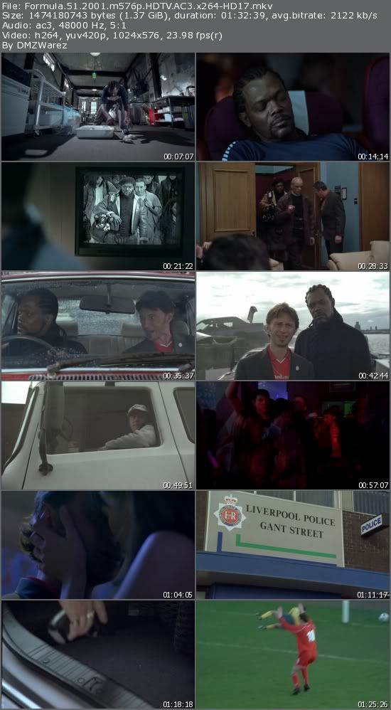 Formula 51 (2001) m576p HDTV AC3 x264-HD17 Formula 51 (2001) m576p HDTV AC3 x264-HD17