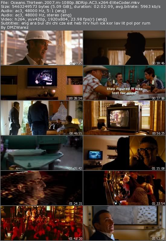 Ocean's Thirteen (2007) m-1080p BDRip AC3 x264-EliteCoder Ocean's Thirteen (2007) m-1080p BDRip AC3 x264-EliteCoder
