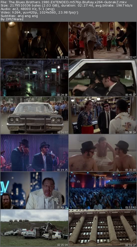 The Blues Brothers (1980) EXTENDED m576p BluRay x264-GubrakZ The Blues Brothers (1980) EXTENDED m576p BluRay x264-GubrakZ