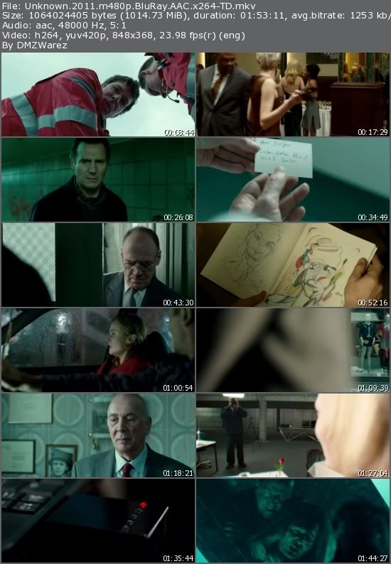 Unknown (2011) m480p BluRay AAC x264-TD Unknown (2011) m480p BluRay AAC x264-TD