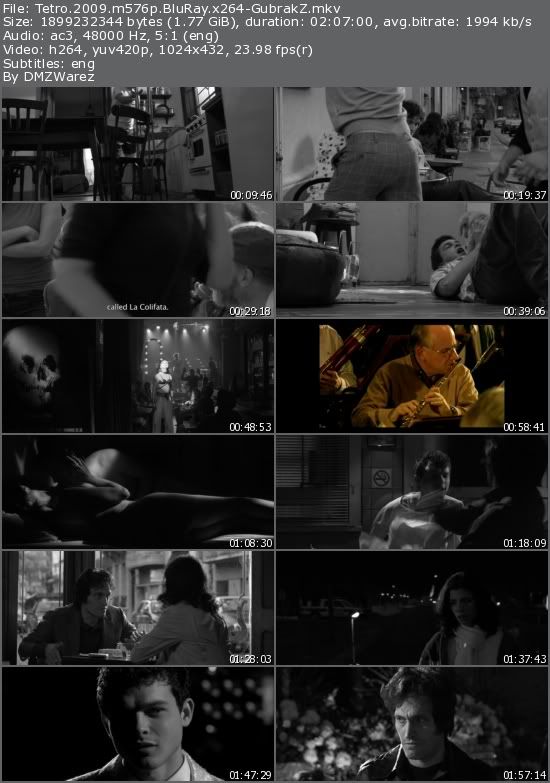 Tetro (2009) m576p BluRay x264-GubrakZ Tetro (2009) m576p BluRay x264-GubrakZ