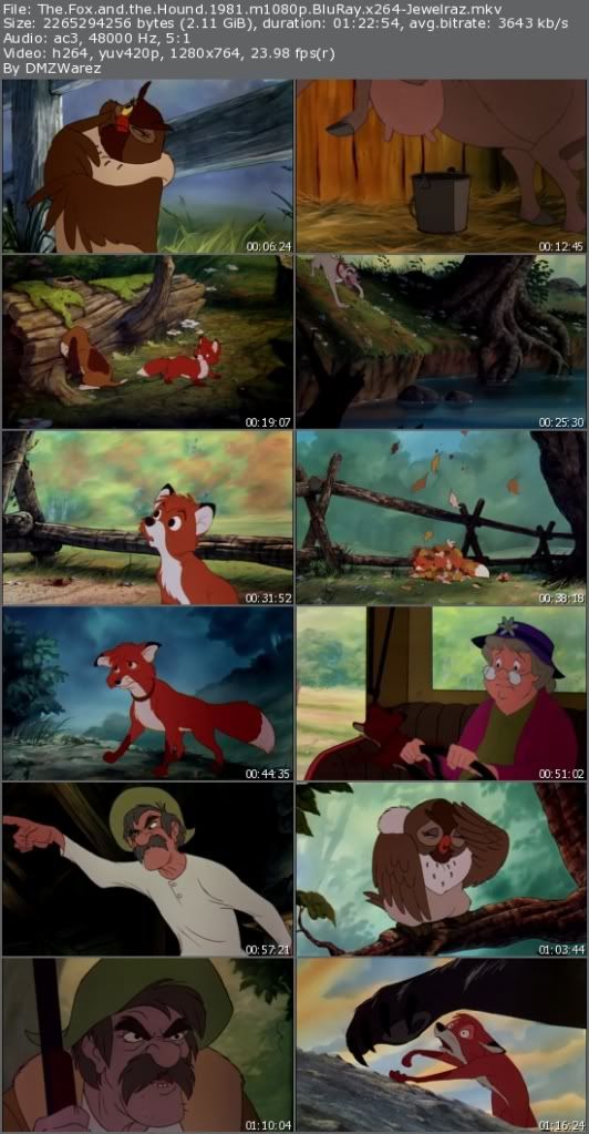The Fox and the Hound (1981) m1080p BluRay x264-Jewelraz The Fox and the Hound (1981) m1080p BluRay x264-Jewelraz