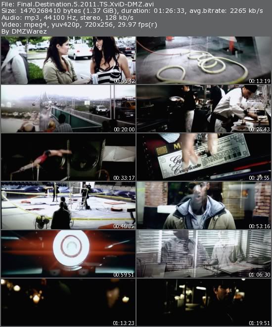 Final Destination 5 (2011) TS XviD-DMZ Final Destination 5 (2011) TS XviD-DMZ