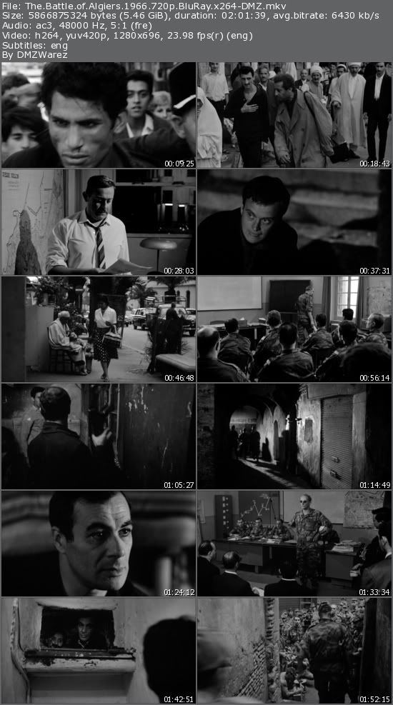 The Battle of Algiers (1966) 720p BluRay x264-DMZ The Battle of Algiers (1966) 720p BluRay x264-DMZ
