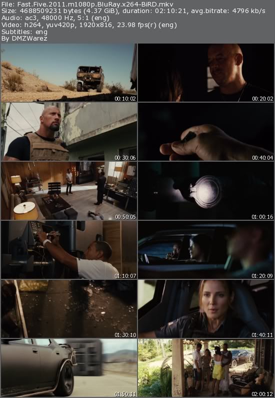 Fast Five (2011) m1080p BluRay x264-BiRD Fast Five (2011) m1080p BluRay x264-BiRD