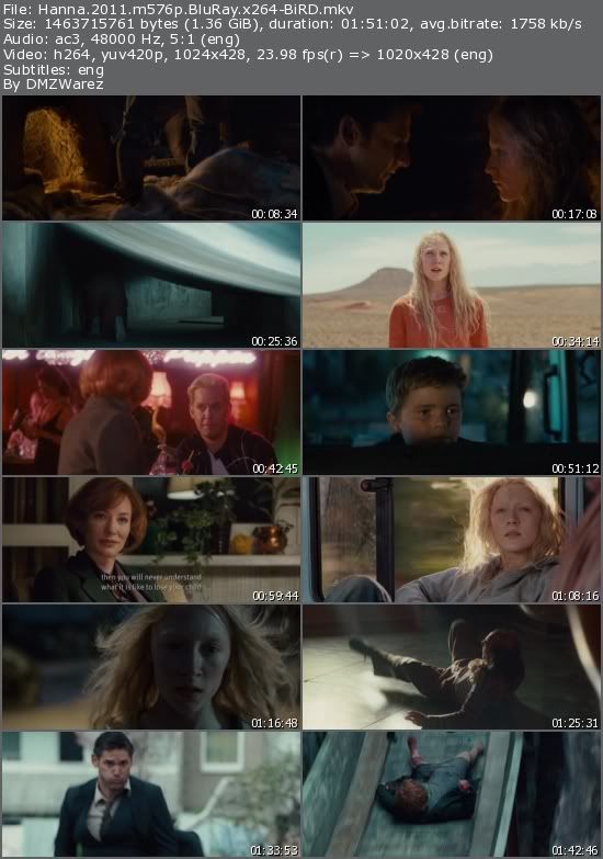 Hanna (2011) m576p BluRay x264-BiRD Hanna (2011) m576p BluRay x264-BiRD