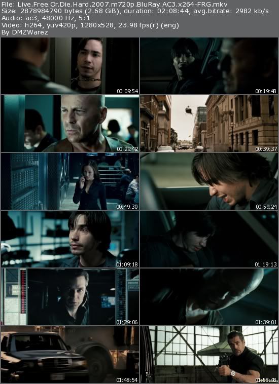 Live Free Or Die Hard (2007) m720p BluRay AC3 x264-FRG Live Free Or Die Hard (2007) m720p BluRay AC3 x264-FRG