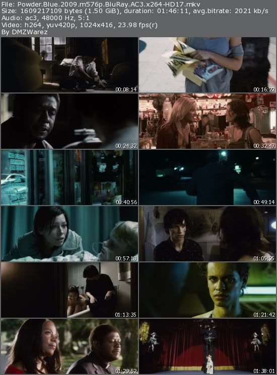 Powder Blue (2009) m576p BluRay AC3 x264-HD17 Powder Blue (2009) m576p BluRay AC3 x264-HD17