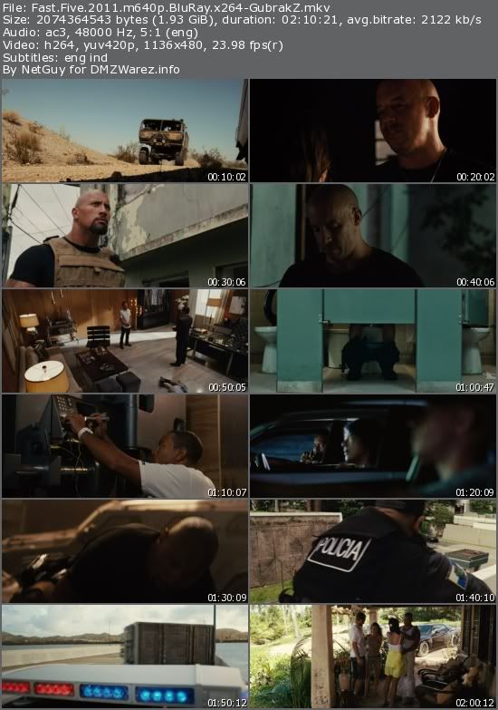 Fast Five (2011) m640p BluRay x264-GubrakZ Fast Five (2011) m640p BluRay x264-GubrakZ