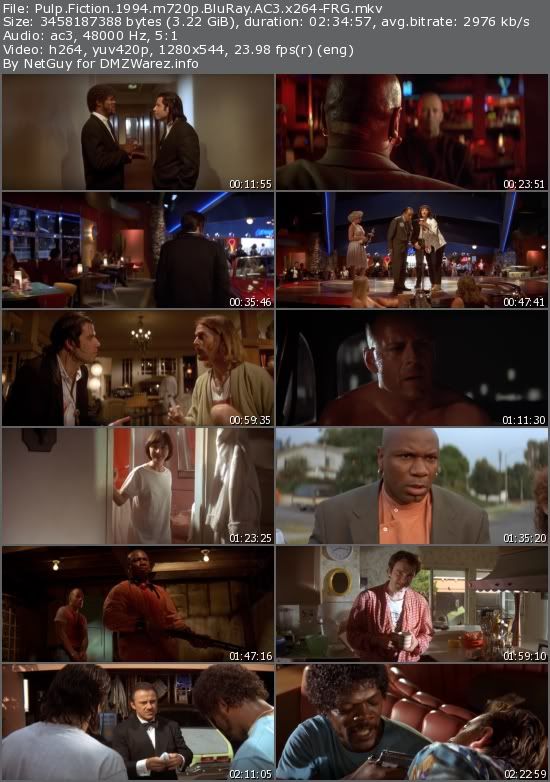 Pulp Fiction (1994) m720p BluRay AC3 x264-FRG Pulp Fiction (1994) m720p BluRay AC3 x264-FRG