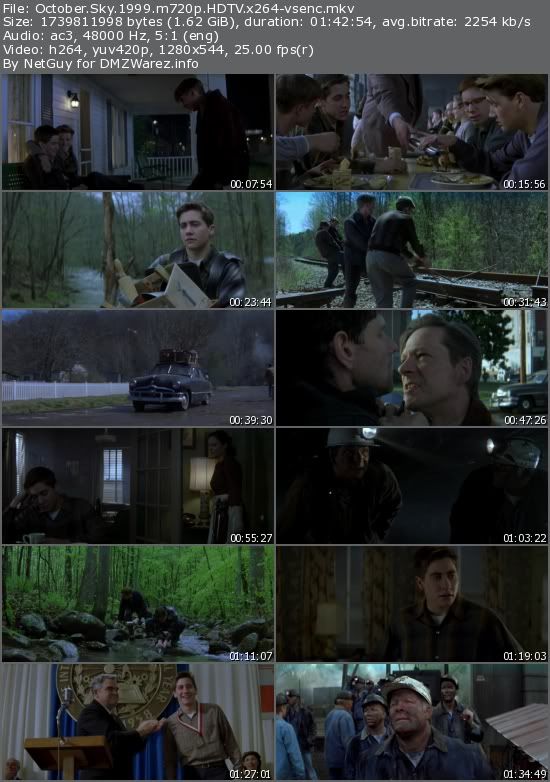 October Sky (1999) m720p HDTV x264-vsenc October Sky (1999) m720p HDTV x264-vsenc