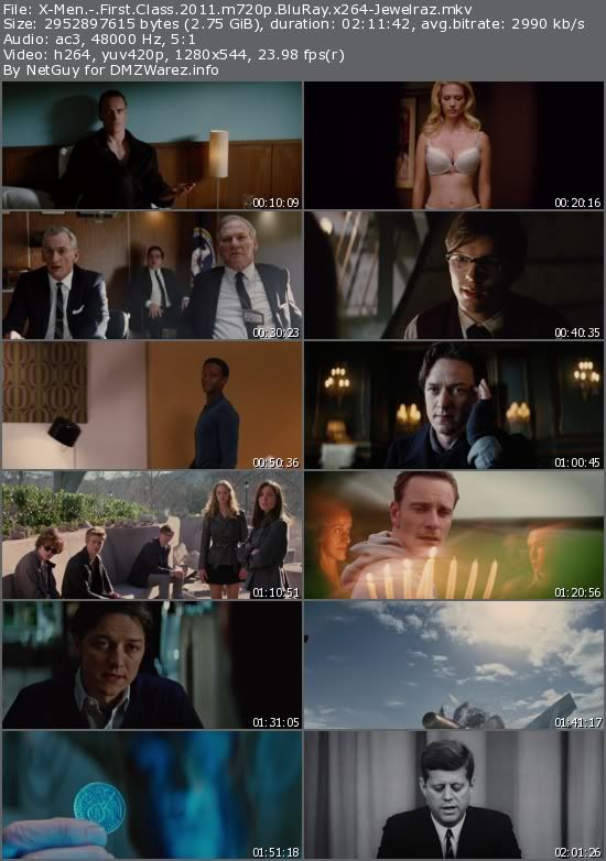 X-Men: First Class (2011) m720p BluRay x264-Jewelraz X-Men: First Class (2011) m720p BluRay x264-Jewelraz
