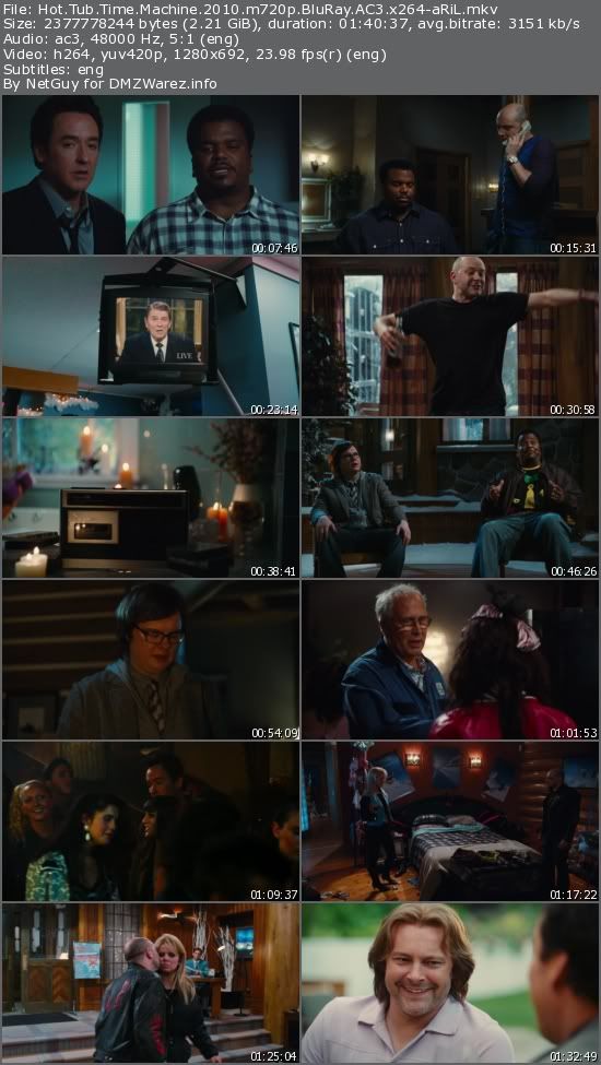 Hot Tub Time Machine (2010) m720p BluRay AC3 x264-aRiL Hot Tub Time Machine (2010) m720p BluRay AC3 x264-aRiL
