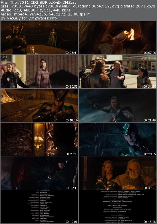 Thor (2011) BDRip XviD-DMZ Thor (2011) BDRip XviD-DMZ