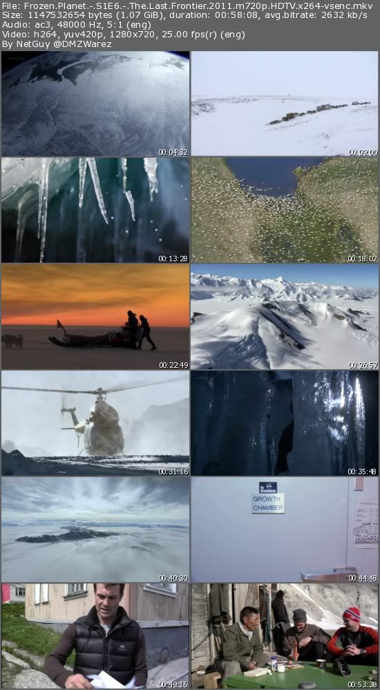 Frozen Planet - S1E6: The Last Frontier (2011) m720p HDTV x264-vsenc Frozen Planet - S1E6: The Last Frontier (2011) m720p HDTV x264-vsenc