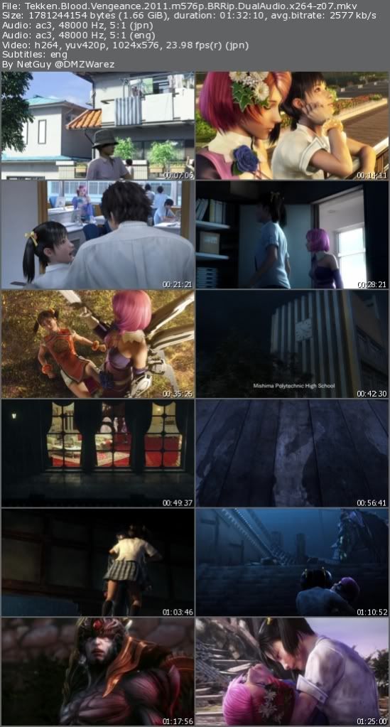 Tekken Blood Vengeance (2011) m576p BRRip DualAudio x264-z07 Tekken Blood Vengeance (2011) m576p BRRip DualAudio x264-z07