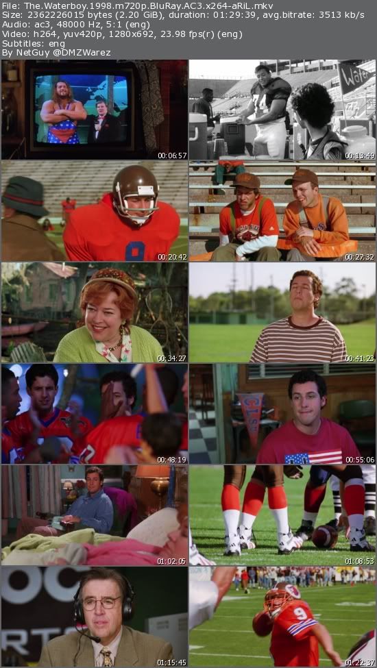 The Waterboy (1998) m720p BluRay AC3 x264-aRiL The Waterboy (1998) m720p BluRay AC3 x264-aRiL