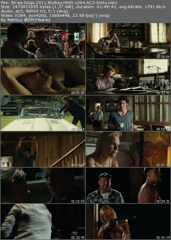 Straw Dogs (2011) BluRay mHD x264 AC3-Soltu Straw Dogs (2011) BluRay mHD x264 AC3-Soltu