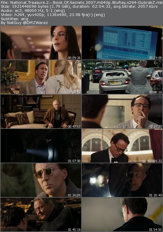 National Treasure: Book Of Secrets (2007) m640p BluRay x264-GubrakZ National Treasure: Book Of Secrets (2007) m640p BluRay x264-GubrakZ