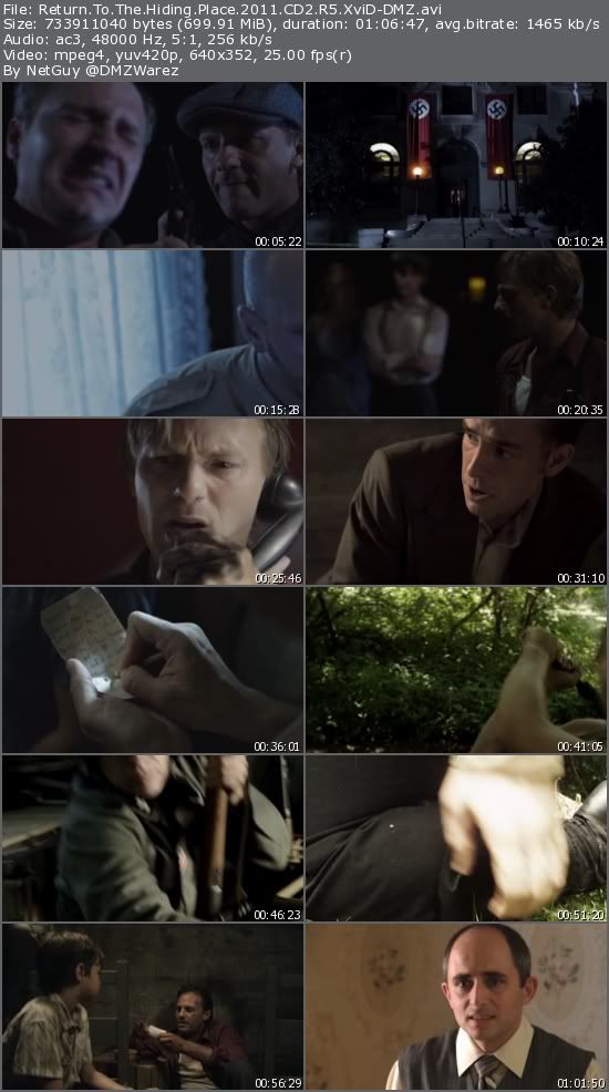 Return To The Hiding Place (2011) R5 XviD-DMZ Return To The Hiding Place (2011) R5 XviD-DMZ