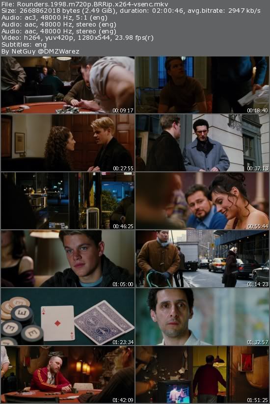 Rounders (1998) m720p BRRip x264-vsenc Rounders (1998) m720p BRRip x264-vsenc