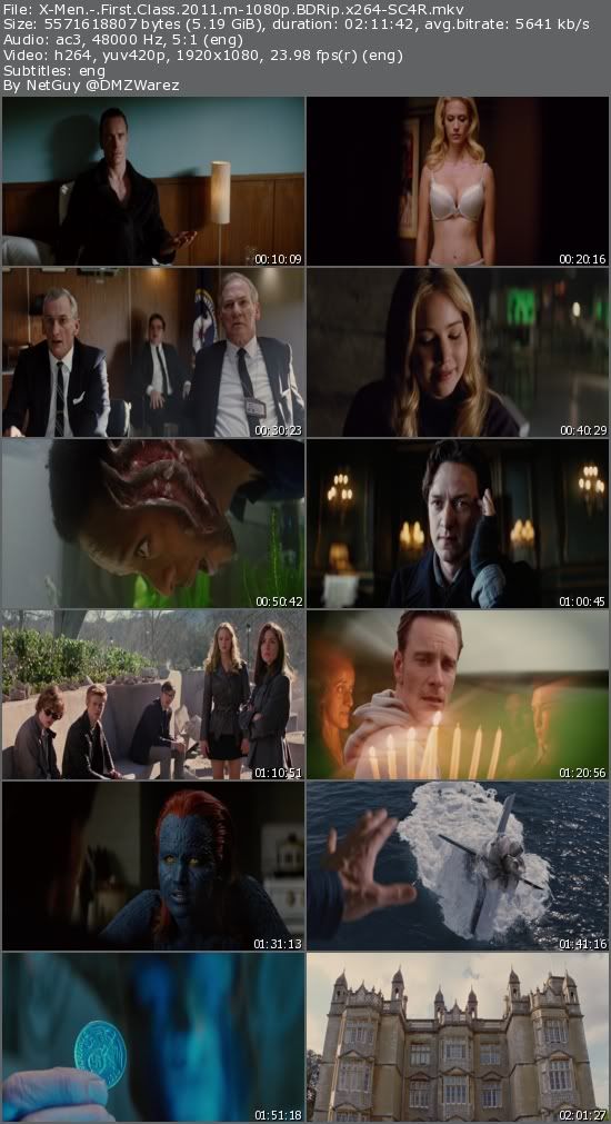 X-Men: First Class (2011) m-1080p BDRip x264-SC4R (Repost) X-Men: First Class (2011) m-1080p BDRip x264-SC4R (Repost)