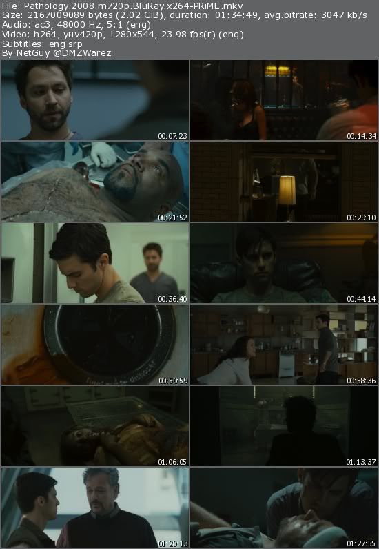 Pathology (2008) m720p BluRay x264-PRiME Pathology (2008) m720p BluRay x264-PRiME