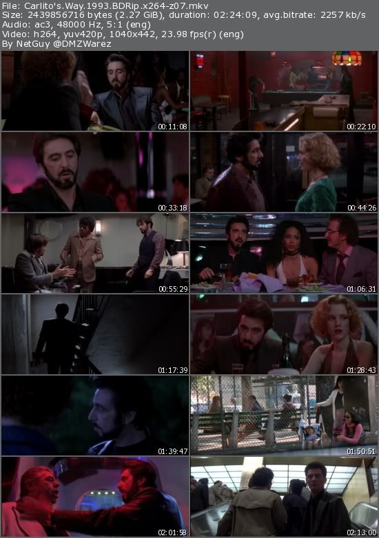 Carlito's Way (1993) BDRip x264-z07 Carlito's Way (1993) BDRip x264-z07