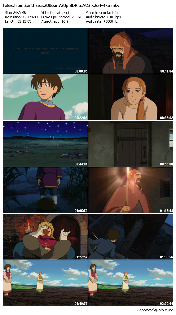 Tales from Earthsea (2006) m720p BDRip AC3 x264-4ko Tales from Earthsea (2006) m720p BDRip AC3 x264-4ko
