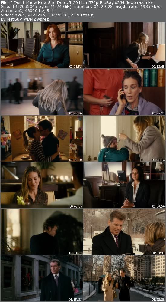 I Don't Know How She Does It (2011) m576p BluRay x264-Jewelraz I Don't Know How She Does It (2011) m576p BluRay x264-Jewelraz