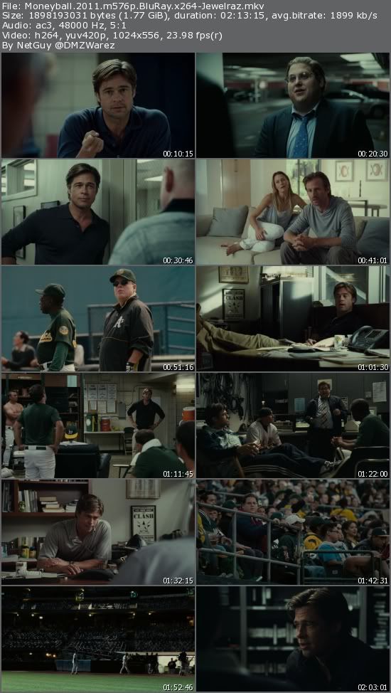Moneyball (2011) m576p BluRay x264-Jewelraz Moneyball (2011) m576p BluRay x264-Jewelraz