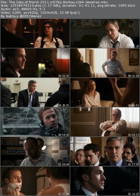 The Ides of March (2011) m576p BluRay x264-Jewelraz The Ides of March (2011) m576p BluRay x264-Jewelraz