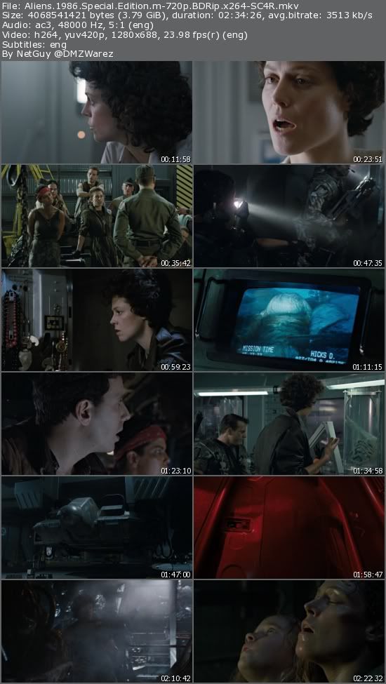 Aliens (1986) Special Edition m-720p BDRip x264-SC4R Aliens (1986) Special Edition m-720p BDRip x264-SC4R