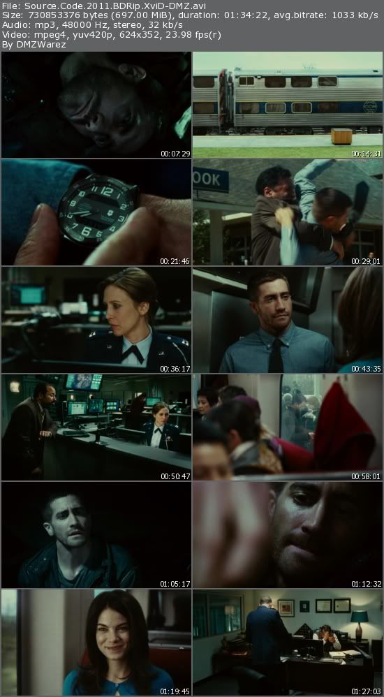 Source Code (2011) BDRip XviD-DMZ Source Code (2011) BDRip XviD-DMZ
