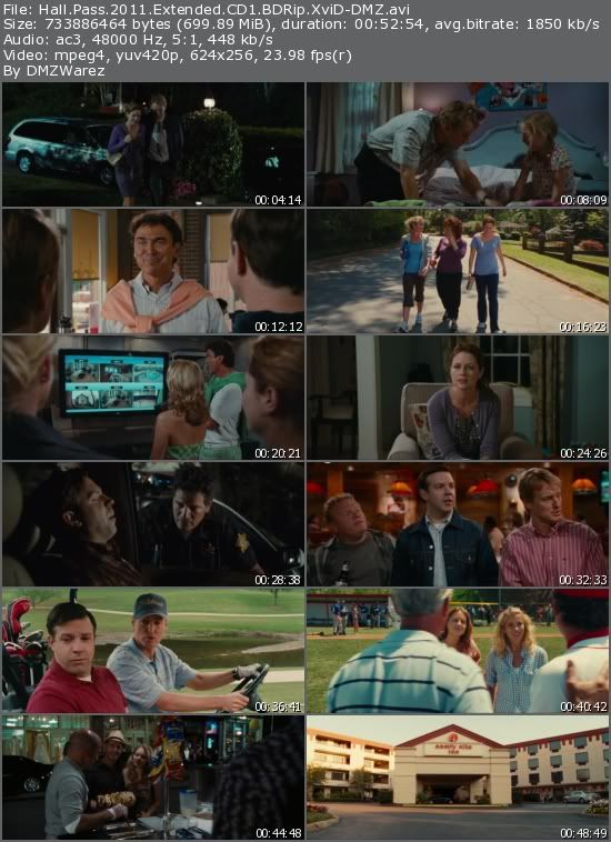 Hall Pass (2011) Extended BDRip XviD-DMZ Hall Pass (2011) Extended BDRip XviD-DMZ