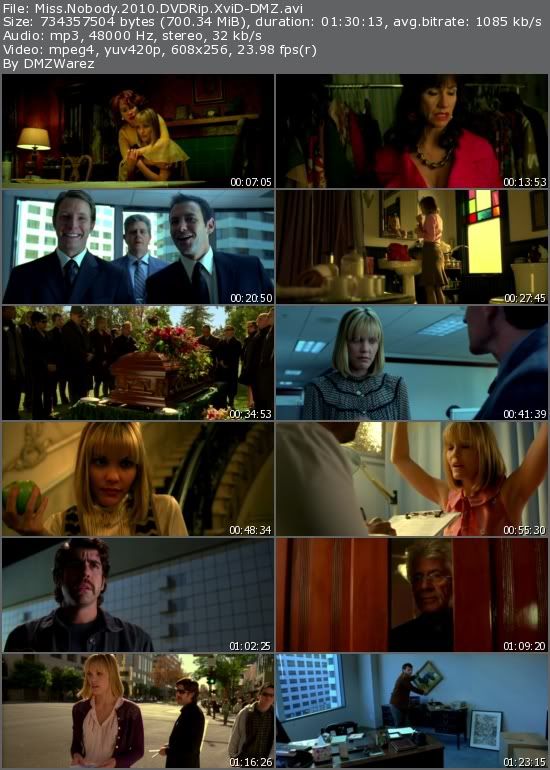 Miss Nobody (2010) DVDRip XviD-DMZ Miss Nobody (2010) DVDRip XviD-DMZ
