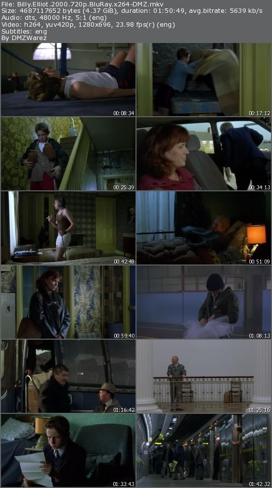 Billy Elliot (2000) 720p BluRay x264-DMZ Billy Elliot (2000) 720p BluRay x264-DMZ
