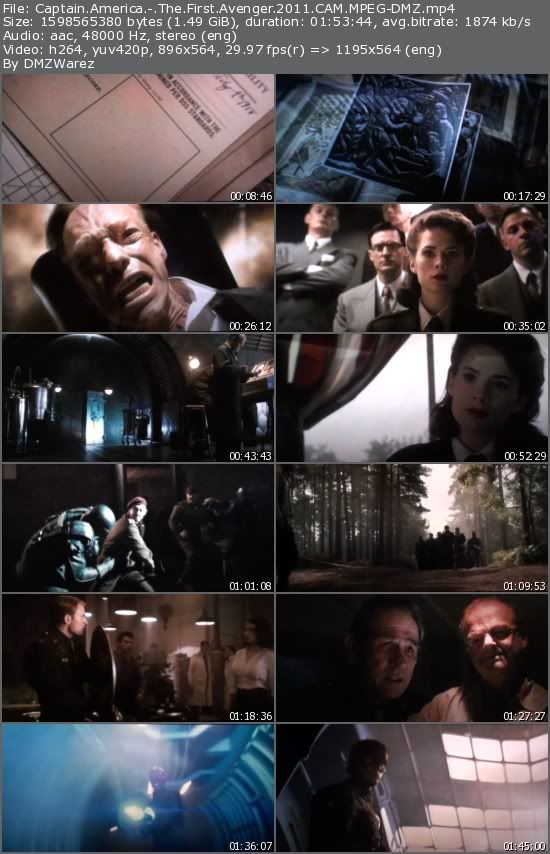 Captain America: The First Avenger (2011) CAM MPEG-DMZ Captain America: The First Avenger (2011) CAM MPEG-DMZ