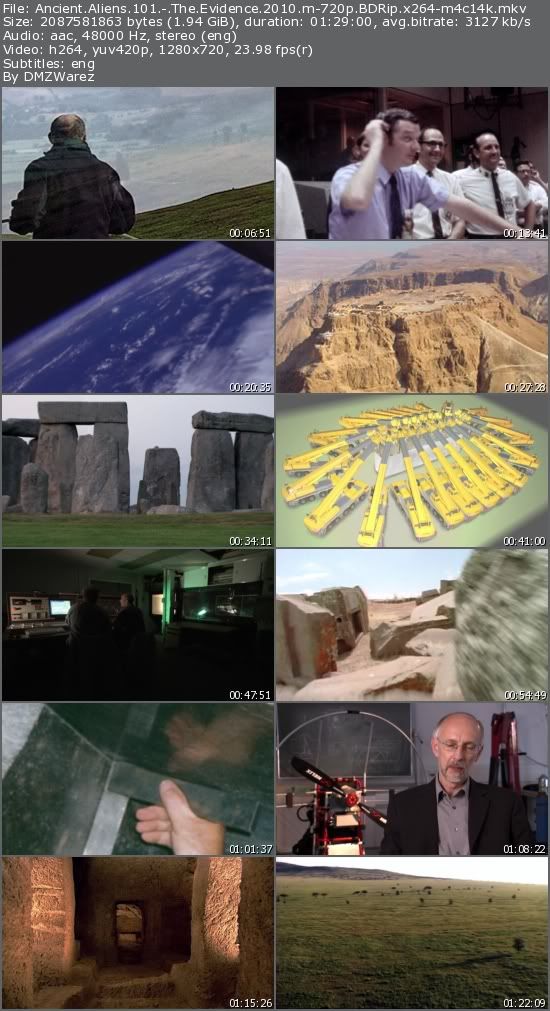 Ancient Aliens 101: The Evidence (2010) m-720p BDRip x264-m4c14k Ancient Aliens 101: The Evidence (2010) m-720p BDRip x264-m4c14k