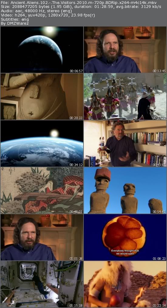 Ancient Aliens 102: The Visitors (2010) m-720p BDRip x264-m4c14k Ancient Aliens 102: The Visitors (2010) m-720p BDRip x264-m4c14k