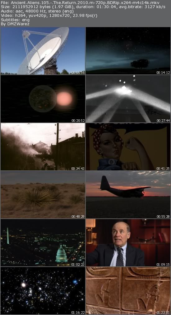 Ancient Aliens 105: The Return (2010) m-720p BDRip x264-m4c14k Ancient Aliens 105: The Return (2010) m-720p BDRip x264-m4c14k