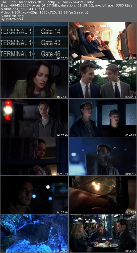 Final Destination (2000) 720p BluRay x264-DMZ Final Destination (2000) 720p BluRay x264-DMZ
