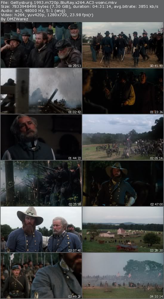 Gettysburg (1993) m720p BluRay x264 AC3-vsenc Gettysburg (1993) m720p BluRay x264 AC3-vsenc