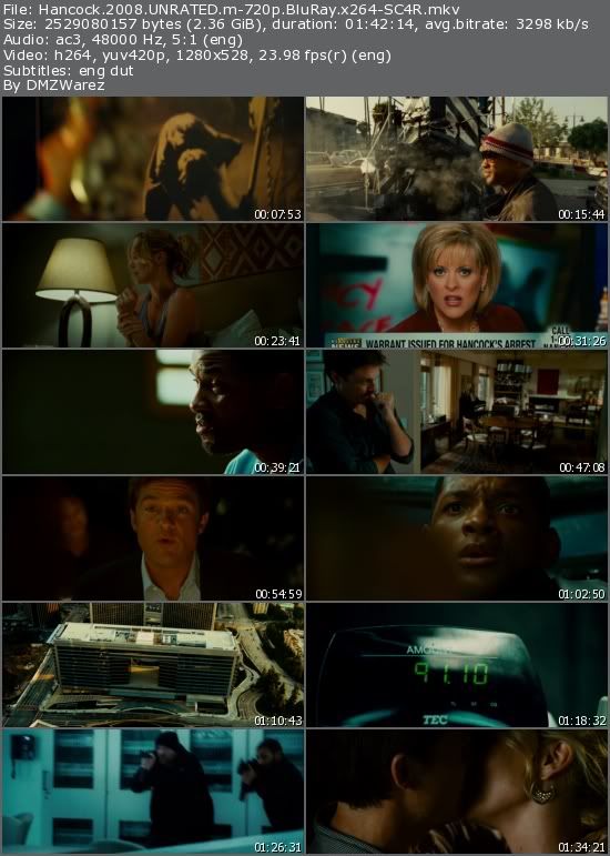 Hancock (2008) UNRATED m-720p BluRay x264-SC4R Hancock (2008) UNRATED m-720p BluRay x264-SC4R