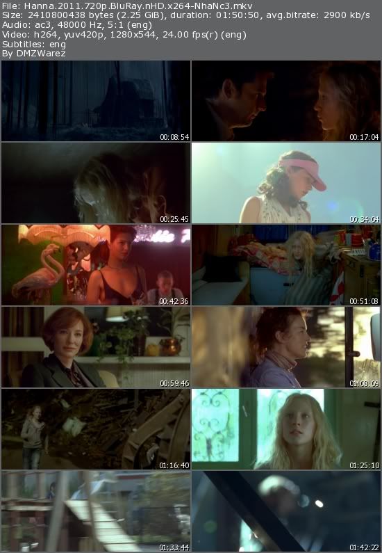 Hanna (2011) 720p BluRay nHD x264-NhaNc3 Hanna (2011) 720p BluRay nHD x264-NhaNc3
