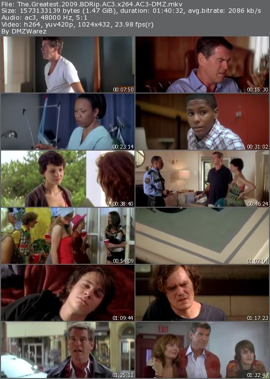 The Greatest (2009) BDRip AC3 x264 AC3-DMZ The Greatest (2009) BDRip AC3 x264 AC3-DMZ
