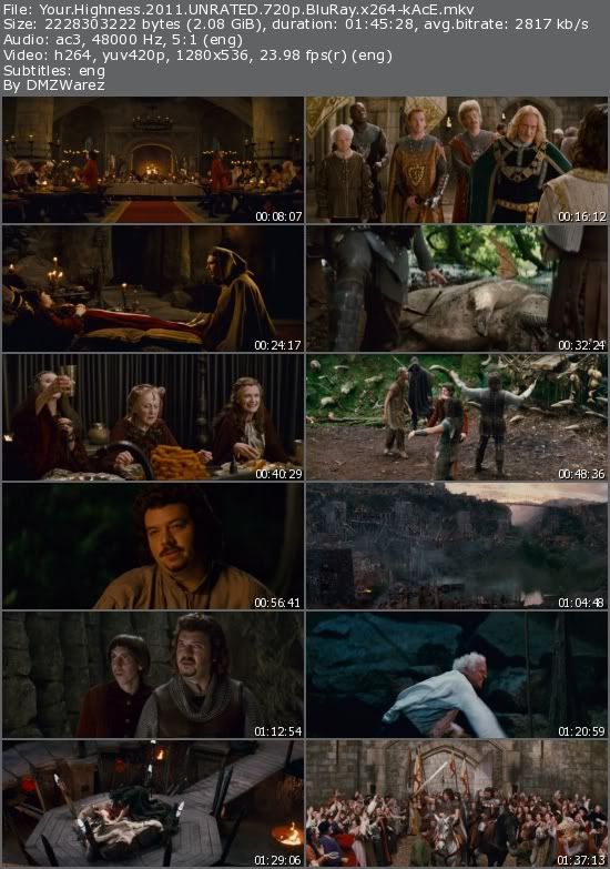 Your Highness (2011) UNRATED 720p BluRay x264-kAcE Your Highness (2011) UNRATED 720p BluRay x264-kAcE