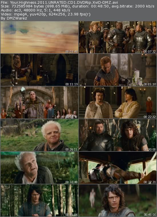 Your Highness (2011) UNRATED DVDRip XviD-DMZ Your Highness (2011) UNRATED DVDRip XviD-DMZ