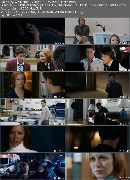 Cry Wolf (2005) 720p BluRay x264-DMZ Cry Wolf (2005) 720p BluRay x264-DMZ
